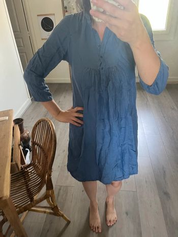 Robe bleu