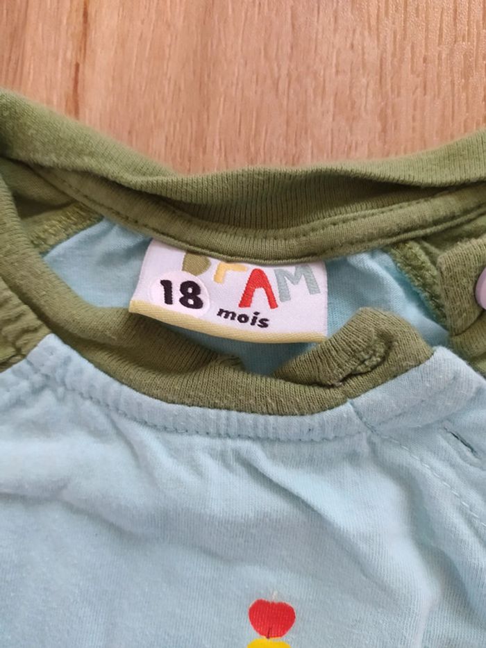T-shirt DPAM cirque 18 mois - photo numéro 4