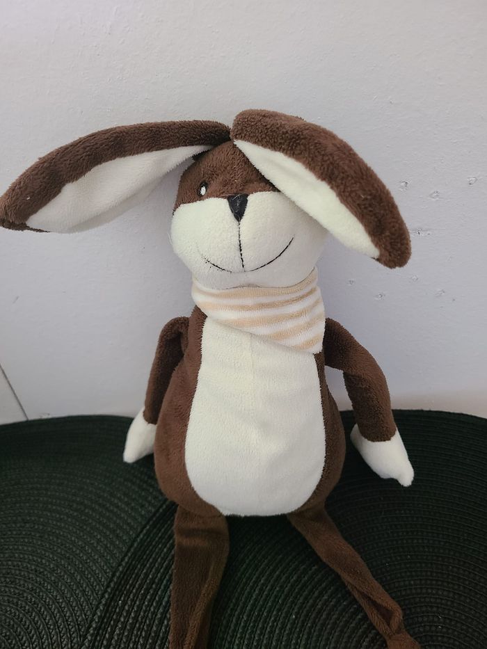 Doudou lapin aux longues pattes LES PETITES MARIE - photo numéro 3