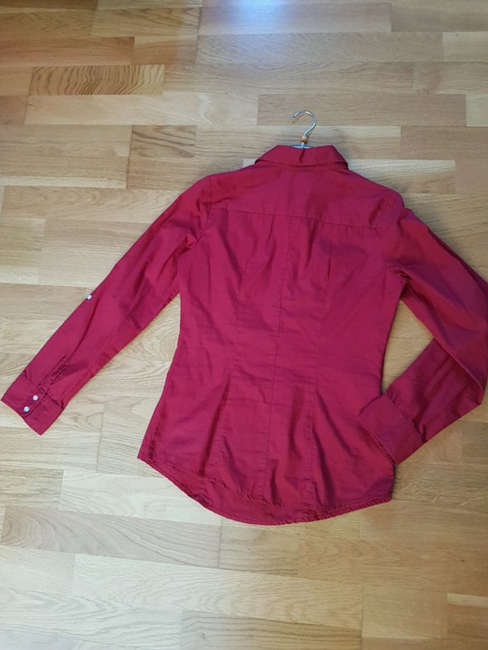 Chemise bordeau - photo numéro 2