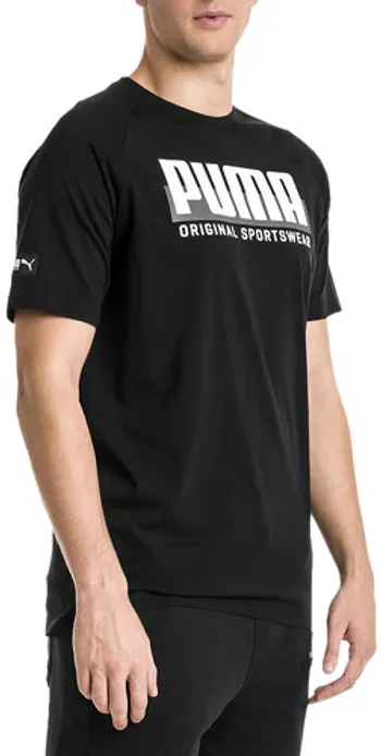 T-shirt Puma Noir Homme Taille S Neuf et Authentique 