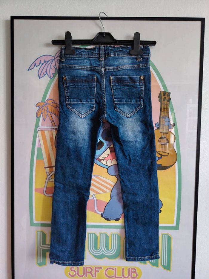 Jean bleu skinny fit Kiabi 6 ans - photo numéro 5