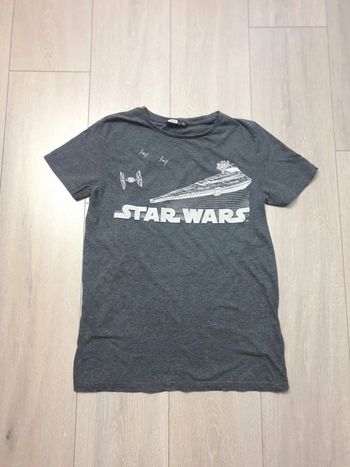 Maillot manche longue gris. Garçon 14 ans/xs. Marque Star wars