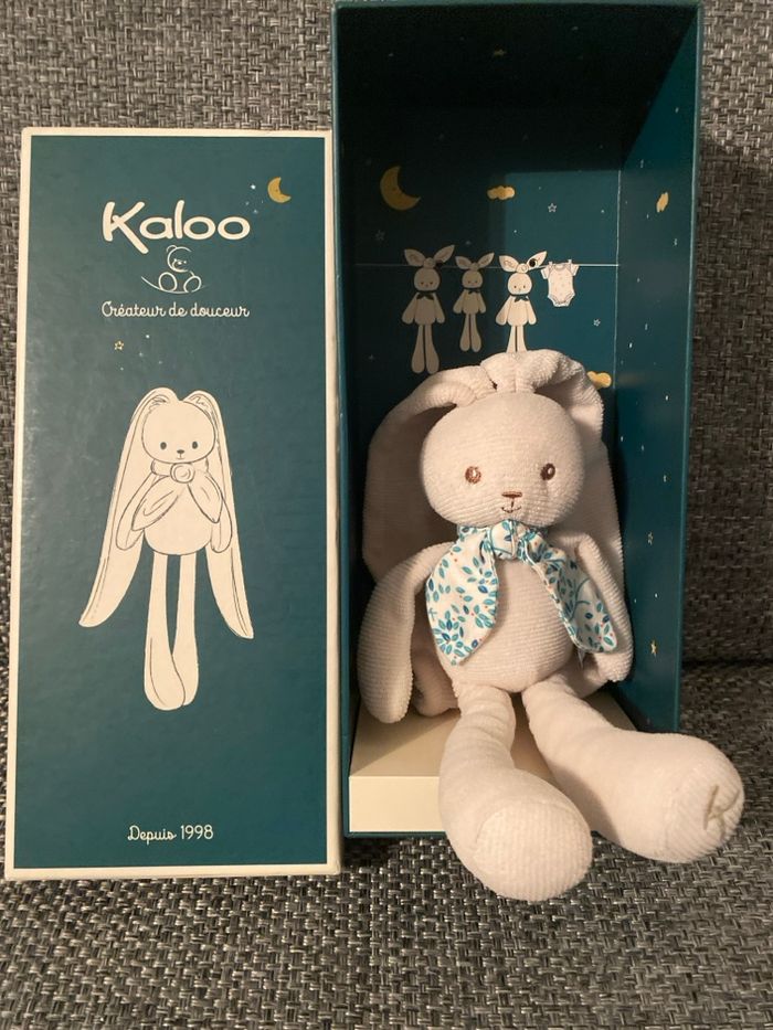 Doudou lapin lapinoo beige kaloo