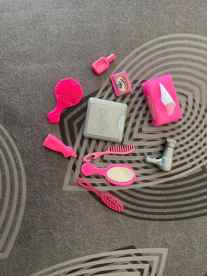Accessoires salle de bain poupée barbie