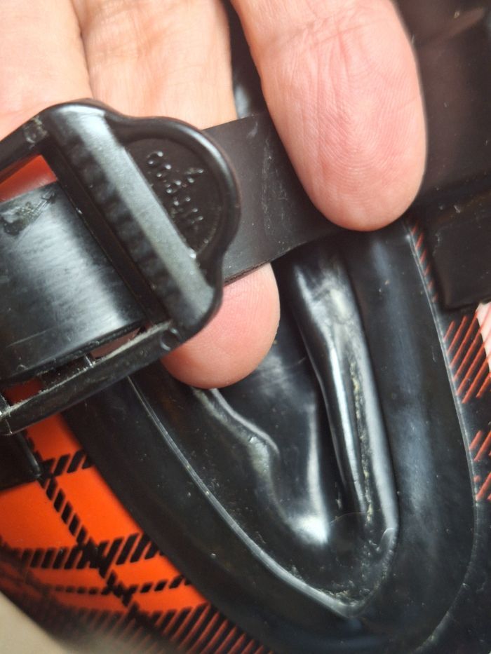 Bottes de pluie motif tartan rouge et noir - photo numéro 4