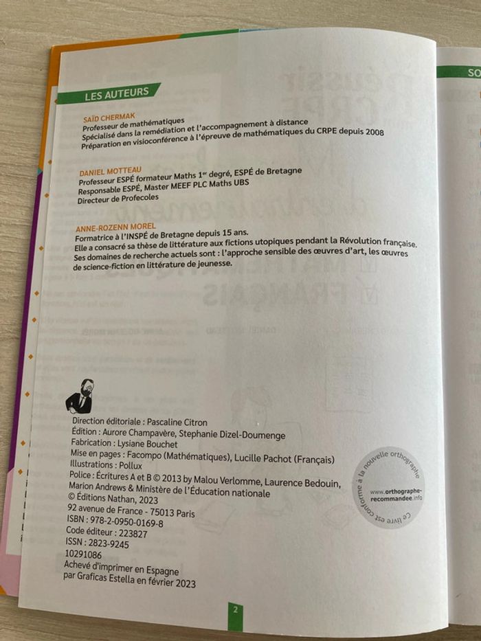 Réussir mon CRPE 2023‑2024 – Mathématiques & Français - photo numéro 2
