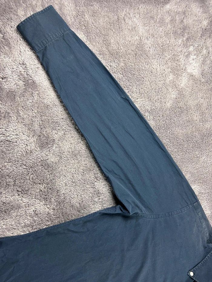 Chemise Tommy Hilfiger Bleu Marine – Homme Taille L - photo numéro 8