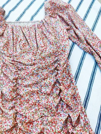 Robe fronces