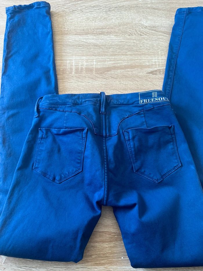 Jeans skinny Bleu Freesoul - photo numéro 6