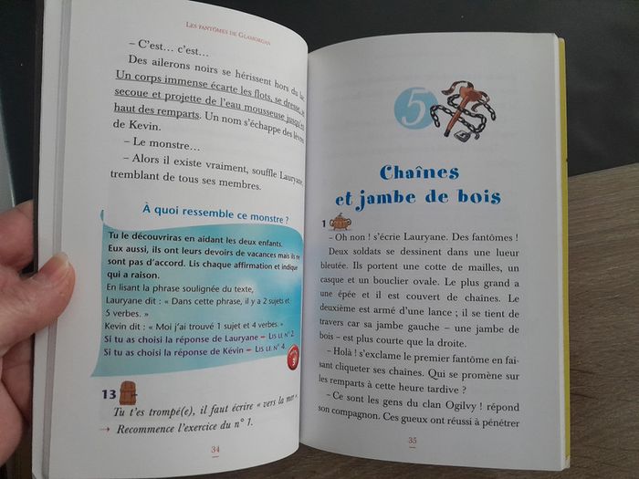 livre pour réviser du CE2 au CM1 - les fantômes de Glamorgan - photo numéro 3