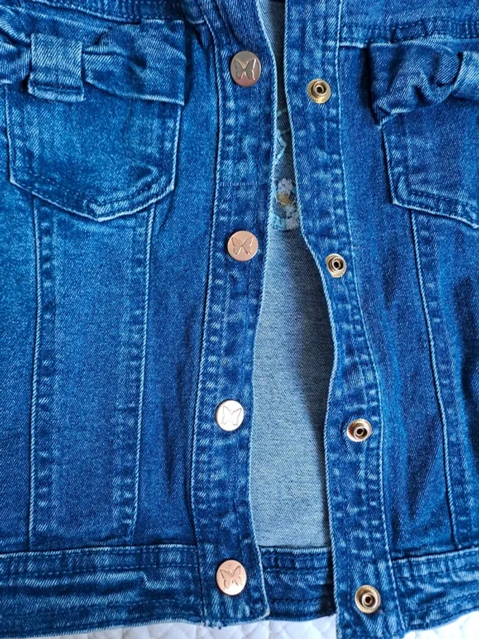 Veste en Jean Sergent Major - 3ans - photo numéro 2