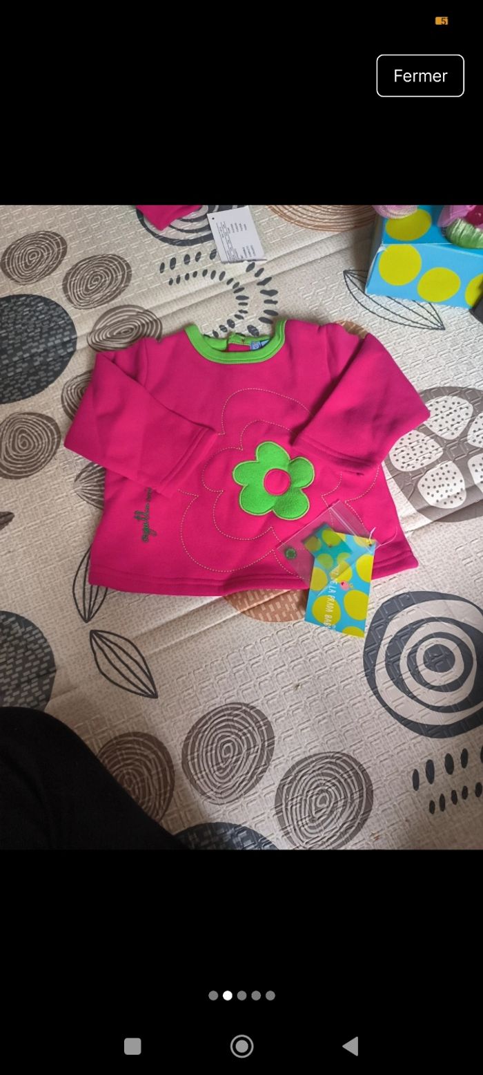 Ensemble Agatha Ruiz de la prada baby neuf avec étiquette - photo numéro 5