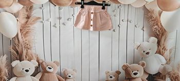 Jupe rose pâle bébé fille Shein 6-9 mois