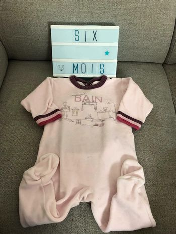 Pyjama velours 6 mois