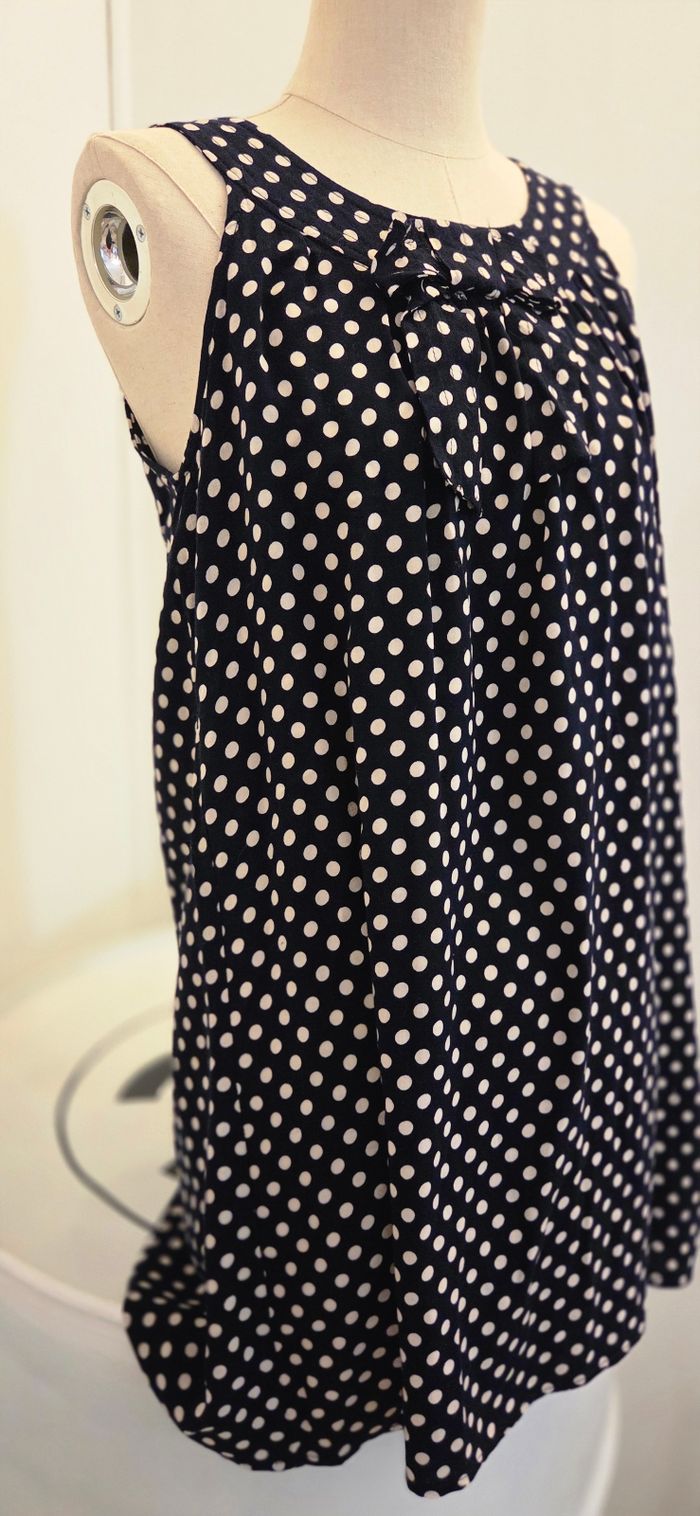 Robe / Tunique It Hippie à pois 🖤 fluide et légère – style rétro chic – excellent état - photo numéro 3