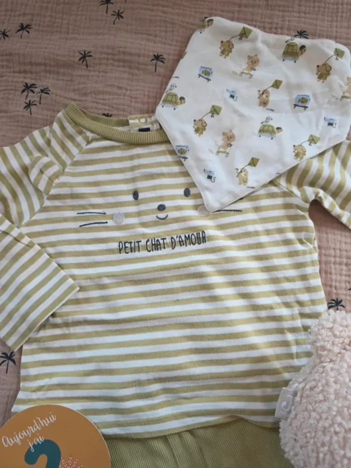 🌿 Ensemble bébé Sergent Major - 12 mois 🌿 - photo numéro 2
