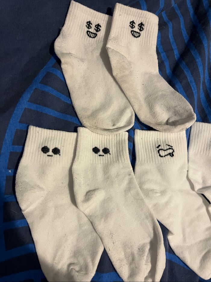 Lot paire de chaussettes smiley - photo numéro 2