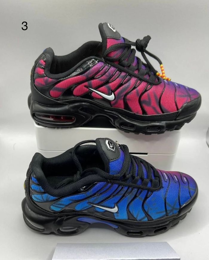 Max Plus Air Max Taille 34 Garcon Bleu Rouge Basket Tn Rouge Nike