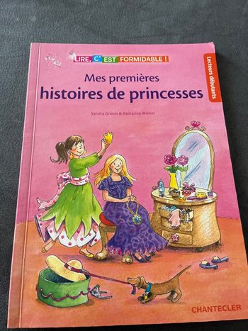 Livre lecteurs débutants cp mes premières histoires de princesses 