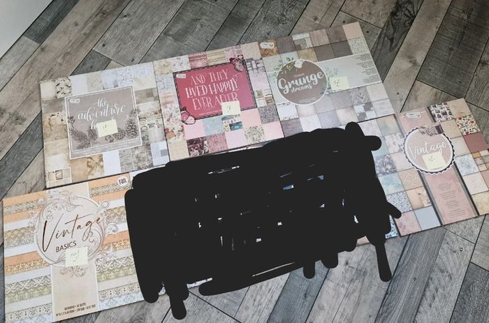 Lot de blocs scrapbooking