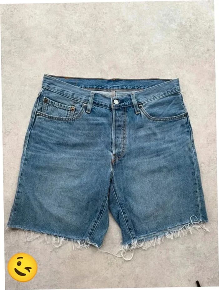 Short Levi's 501 W32 FR42 Bleu Homme men #SHO142 - photo numéro 2