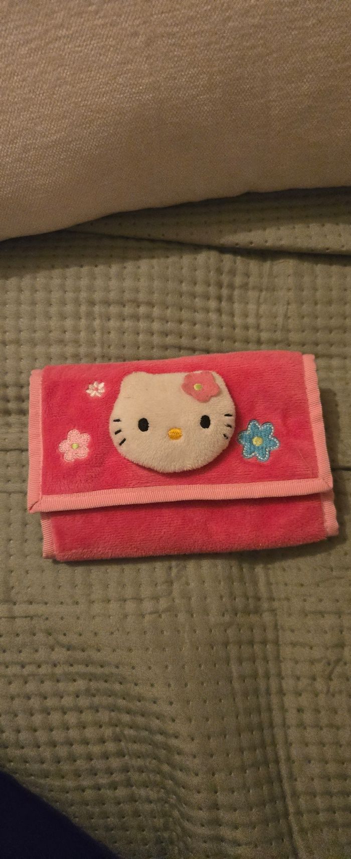 Porte monnaie tissu hello kitty