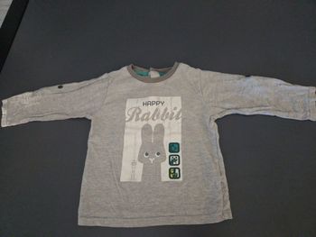 Lot 3 tee shirt manches longues 12mois