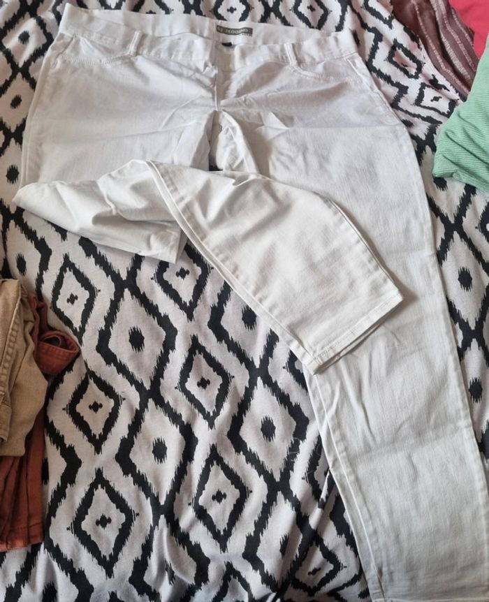 Jegging kiabi neuf sans étiquette 52 blanc - photo numéro 4