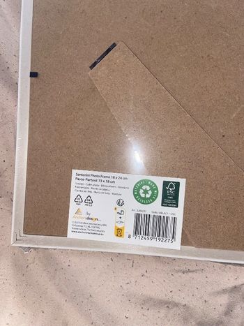 Cadre couleur blanc neuf