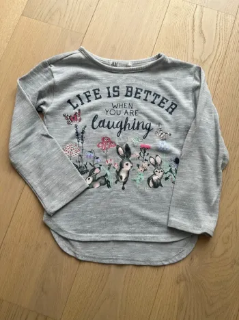 Tshirt gris manches longues