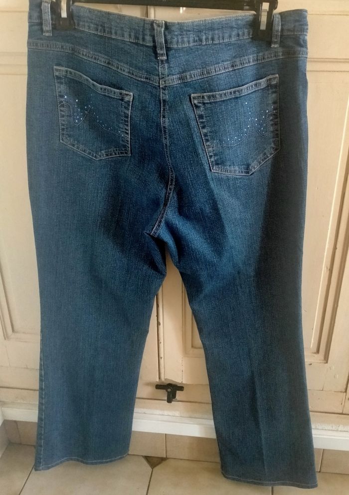 Pantalon jean femme/ taille 46/ tres bon etat. - photo numéro 2
