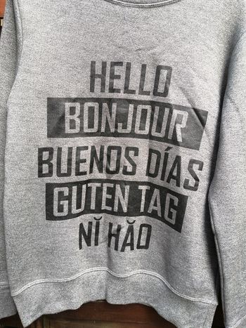 Sweat gris mixte