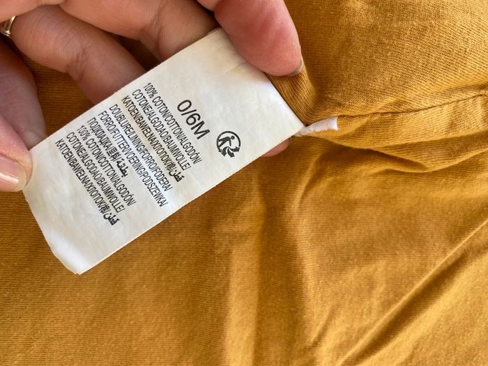 Gigoteuse jaune gaz de coton Kiabi 0/6mois - photo numéro 7