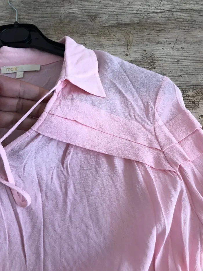 Blouse rose Maje - photo numéro 6