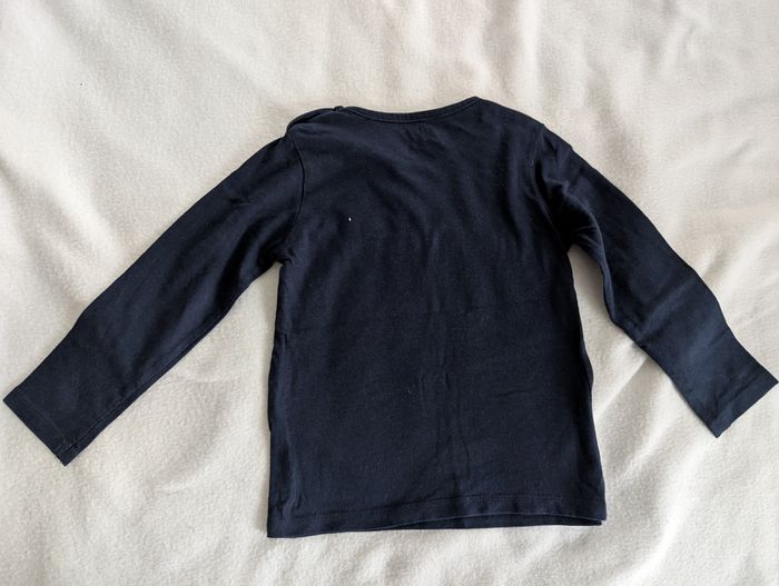 Tshirt ML bleu marine Bisous - 3A - Gémo - photo numéro 4