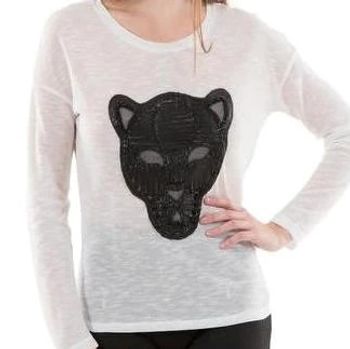 T-shirt tête panthère - S
