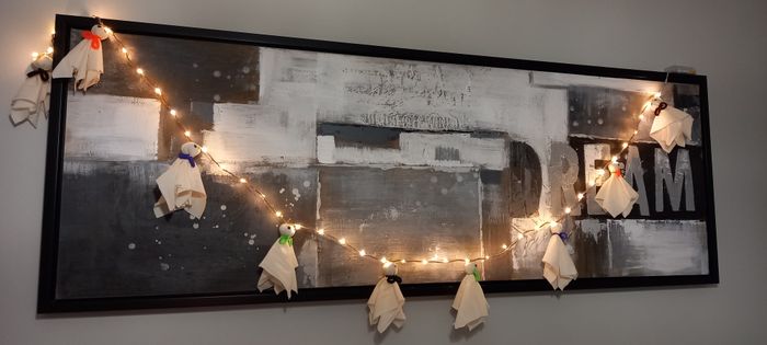 Guirlande halloween fantômes - photo numéro 4