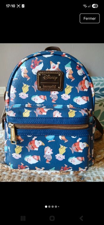Sac à dos Loungefly Disney Balnche Neige exclu US/UK