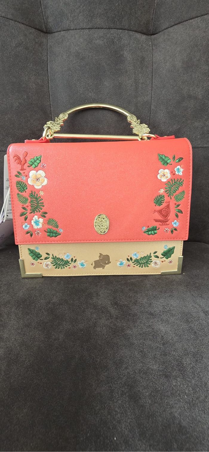 Vaiana Moana Floral Handle - Sac Badouillere Crossbody Bag Loungefly sac à main