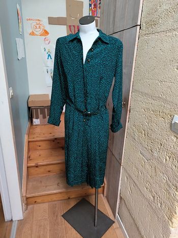 Robe plissée vintage taille 38