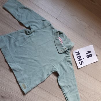 Maillot t-shirt sous pull 18mois garçon