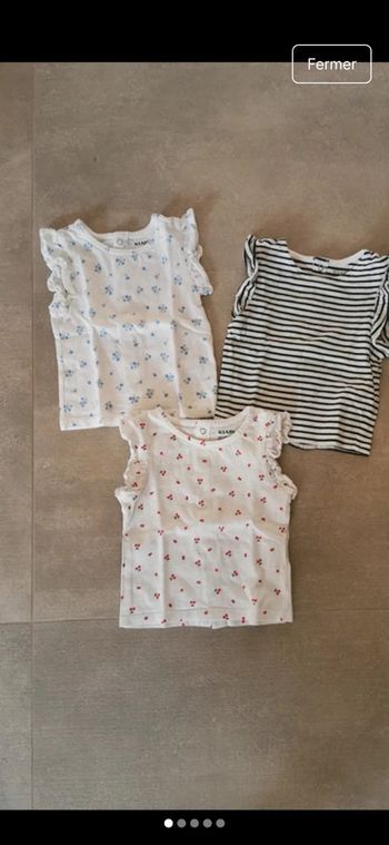 Lot de 3 tee-shirt 3 mois