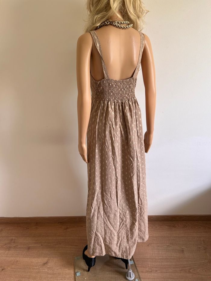 Robe longue à bretelles Made in Italy taille unique bon état (avec défaut) - photo numéro 6