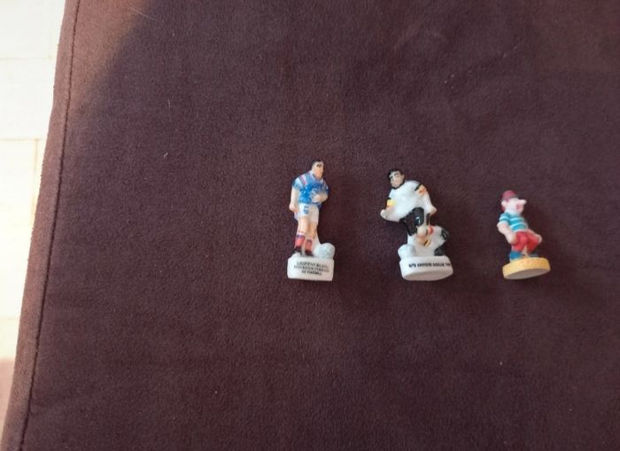Lot 3 fèves - Personnages sportifs