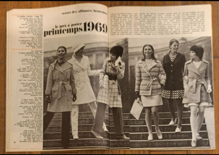 Ancien magazine Écho de la mode 1969 N°6 Vintage - photo numéro 4