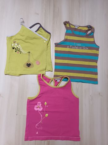 Lot débardeurs 8 ans