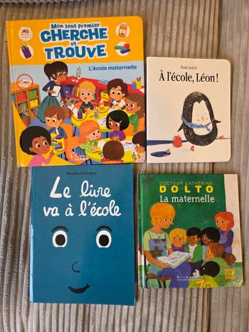 Livres enfants rentrée école 