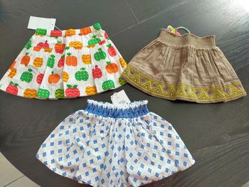 Lot de 3 jupes taille 6 mois DPAM