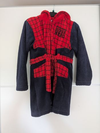 Peignoir Spiderman super hero Marvel Taille 8 ans Doux et chaud